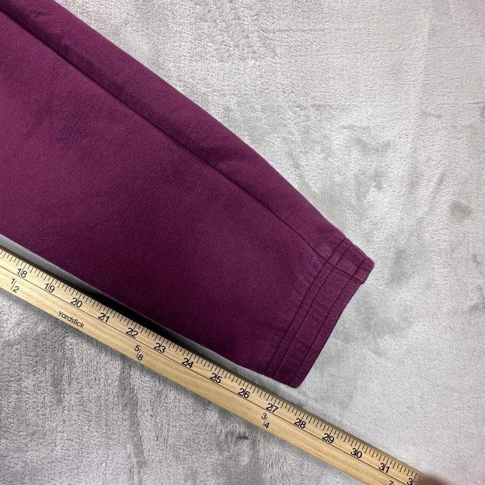 DSG Jogger Pants Boys XL 18 Burgundy Cotton Stretch Tapered Leg Drawstring Waist